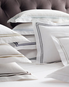<span>400TC Egyptian Cotton Sateen</span> Pillowcases - 2 Row Satin Stitch