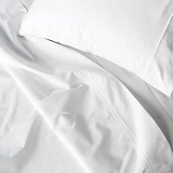 White 1000TC Cotton Sateen Bed Linen
