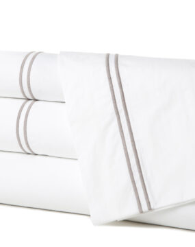 <span>200TC Cotton Percale</span> Flat Sheets - 2 Row Satin Stitch