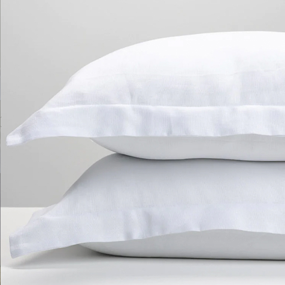 Pure Flax Linen Oxford duvet cover